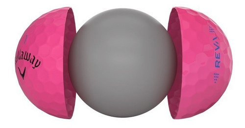 Pelotas Golf Callaway Reva Rosas - Tubo X3 | The Golfer Shop Color Rosa