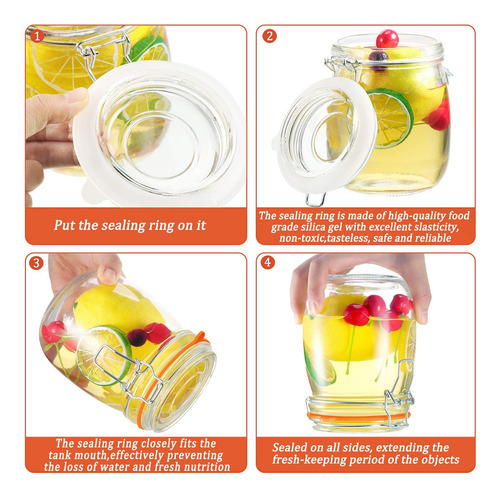 30 Sellos De Silicona Reutilizables Para Cristal De Desperta