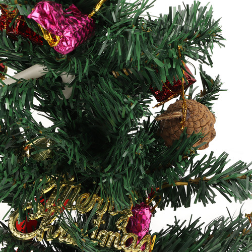 Miniárbol De Navidad De 19.7 Pulgadas Con Decoración Artific