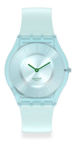 Reloj Swatch Ss08g100. Gtía Oficial. Sin Costo. . Color De La Malla Celeste