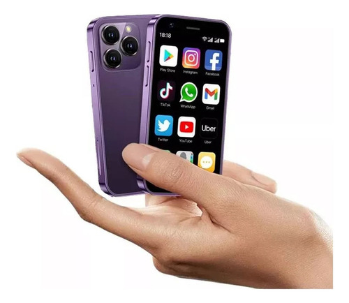 Mini Smartphone Roisevry Xs16 De 3 Pulgadas, 4g Lte, Android