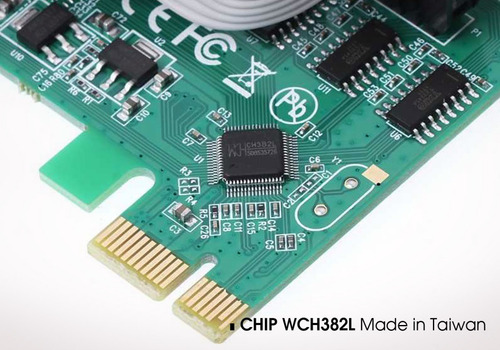 Imagen 4 de 10 de Placa Pci E Rs232 Db9 2 Puertos Express Impresora Fiscal