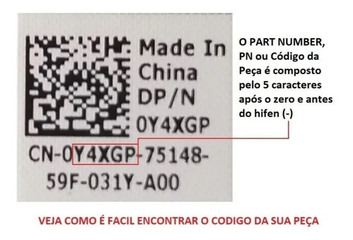 Webcam Dell Inspiron 15 7569 7579 Pn Jcxg0