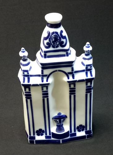 Antiga Garrafa Espanhola Em Porcelana (Usado)