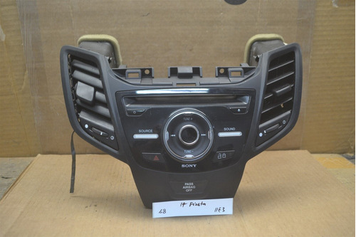 2017 Ford Fiesta Radio Control Panel Faceplate Ac D2bb18 Dda