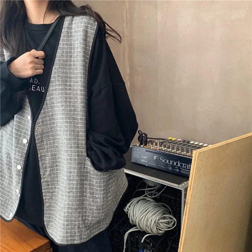 Sudadera Holgada De Manga Larga Con Cuello Redondo Y Estampa