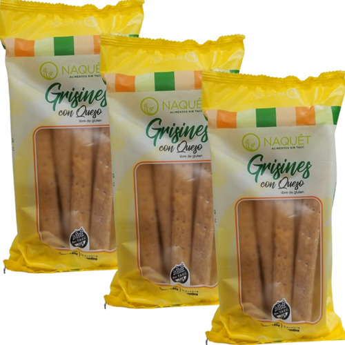 X3 Grisines Naquet Sabor Sin Tacc Apto CelĂaco