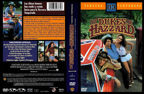Los Dukes De Hazzard Tercera Temporada Dvd Envio Gratis