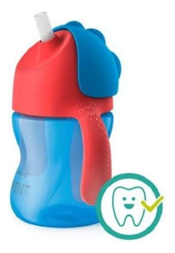 Copo Dinossauro 200ml 9m Azul E Vermelho - Philips Avent