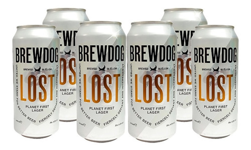 Six Pack Cerveza Brewdog Lost Planet First Lager 440ml