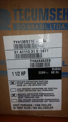 Compresor De 1.5 Hp Tecumseh R404a 220v Nuevos