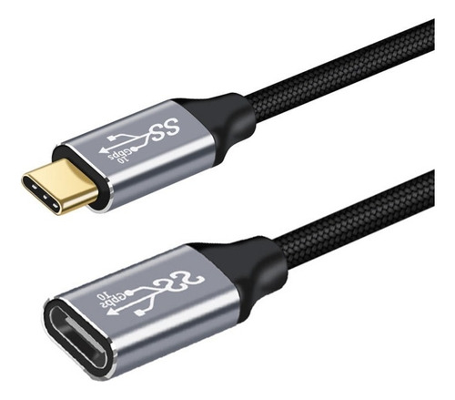 Cable Extensor Tipo C Cable De Extensión Usb-c 3.1 Gen 2 100