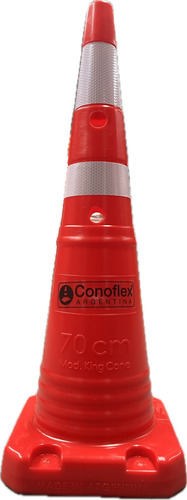 Pack X 5 Cono Vial 70-75cm King Cone Semiflexible Conoflex