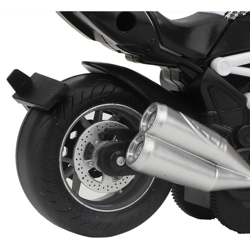 Aleación Moto Modelo Juguete Motocicleta Eléctrica Luz Músic