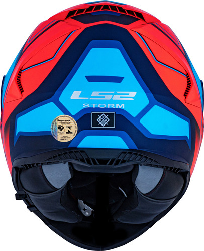 Capacete Ls2 Storm Ff800 Faster Óculos Interno Casco Kpa
