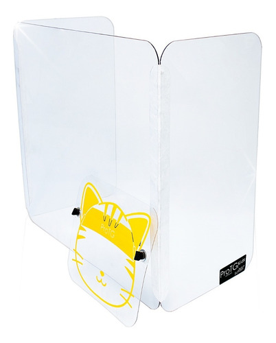 Imagen 1 de 6 de Mampara Escolar Protg Kids - Kit Con Careta Regreso A Clases