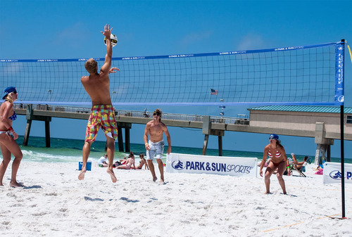 Sistema Portátil De Red De Voleibol Al Aire Libre Flex 1000