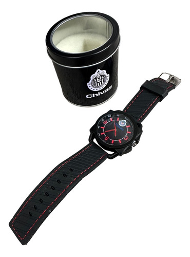 Reloj Oficial Club Chivas-guadalajara Con Estuche Mod-70