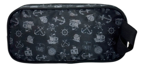 Kit Mochila One Piece Lonch Lapicera Original Fotorama B Negro Negro