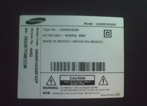 Imagen 7 de 9 de Televisor Led Samsung Smarttv 40 Pulgadas Para Reparar