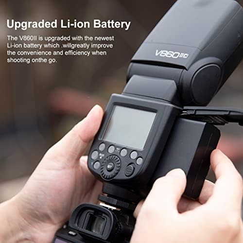 Godox V860ii-c E-ttl Ii 2.4g Speed ??sync Gn60 Batería De Io