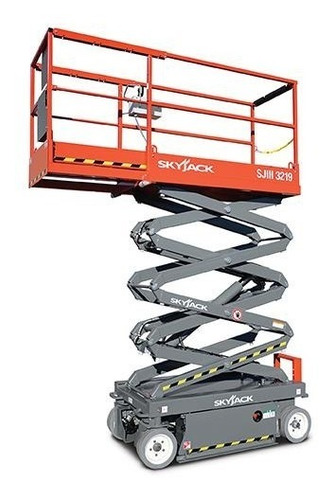Imagen 2 de 2 de Plataforma Elevadora Tipo Tijera Eléctrica Skyjack Sj3219