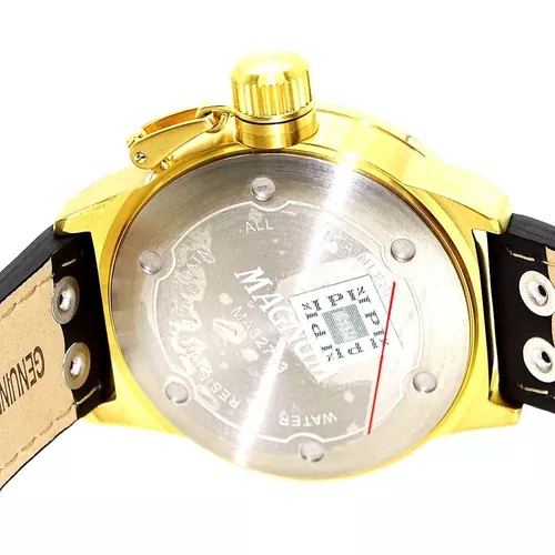 Relógio Magnum Masculino Analógico Prata/Dourado MA32890S