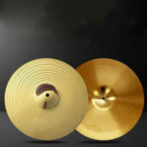 2x Crash Cymbal Practice Piezas De Platillos Rendimiento