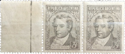 Argentina, Sello Gj 889cz 3c Moreno Complem 1946 Mint L14922