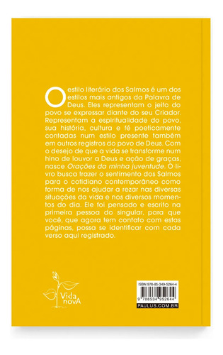 Orações Da Minha Juventude - Paulus, De Bento Maria E Ricardo Maria. Editorial Paulus, Capa Mole, Edição 1 Em Português