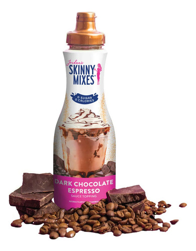 2pack Skinny Mixes Syrup Zero Sugar Dark Chocolate Espresso