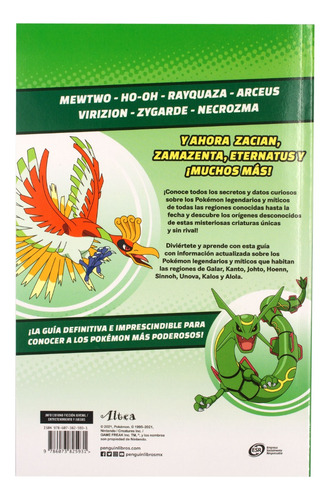 Guía De Los Pokémon Legendarios Y Míticos (edición Oficial)