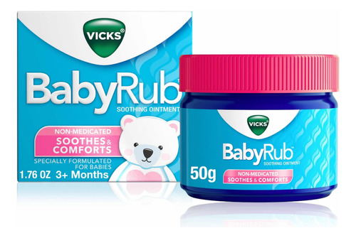 Vicks Babyrub Ungüento Calmante Relajante Para Bebés +3meses
