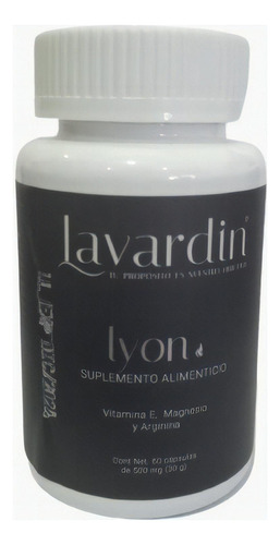 Lavardin Lyon Vitamina E Magnesio Y Arginina 60 Caps Sabor Sin Sabor