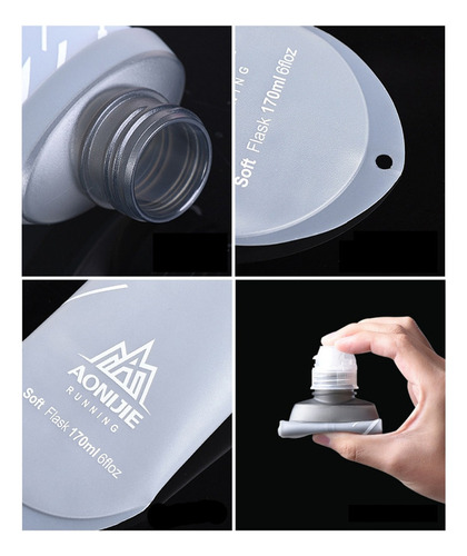 Botella De Agua Blanda Plegable Para Correr