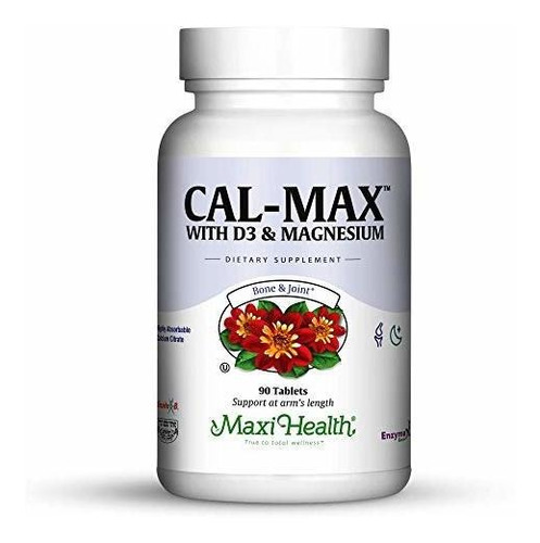 Maxi Health Cal-max  Citrato De Calcio Con Vitamina D3 Y M