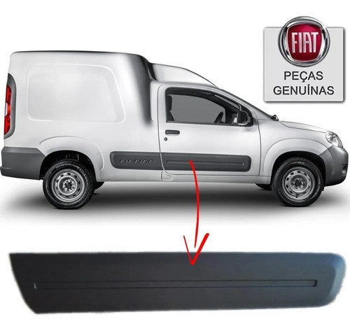  Moldura Puerta Derecha Fiat Fiorino Evo 2017/ Bagueta Origi