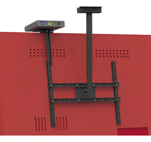 Suporte Teto Tv Receptor Vesa 600x400 Preto