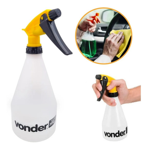 Pulverizador Manual Para Planta 500 Ml Pu 500 Vonder
