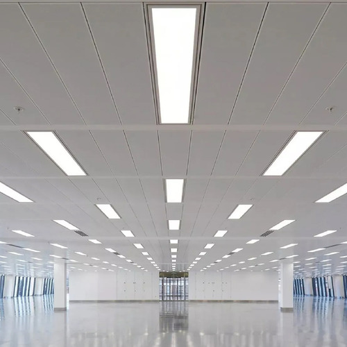 Pack X 2 Panel Led De Embutir rectangular 120x30 48w Etheos Luz Fria Con Ganchos De Suspension Color De La Luz Blanco Frio 120 X 30 Cm