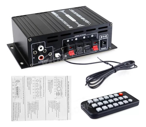 Bluetooth Car Home 12v Áudio De Carro Pequeno