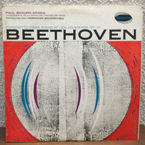 Beethoven - Concierto N° 1 En Do Mayor - Vinilo - Lp