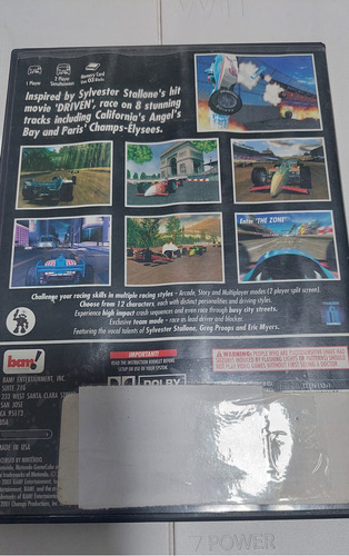 Driven Nintendo Game Cube Original Y De Uso (Usado)