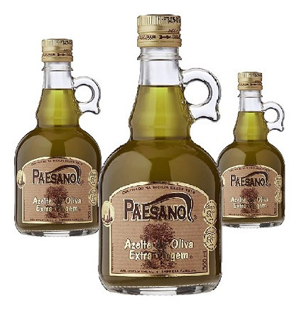 Imagem 1 de 2 de Azeite Da Sicília Extra Virgem Paesano 500ml (3 Und)