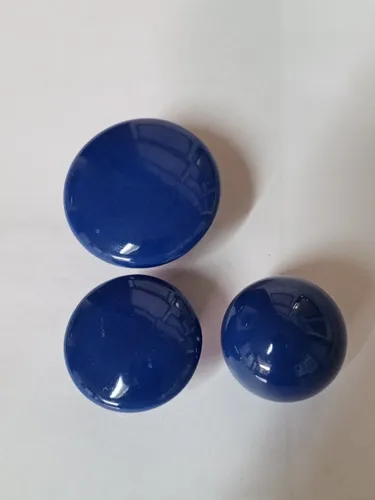 Tiradores De Cerámica Azul
