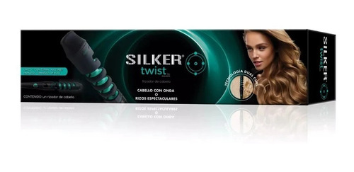 Imagen 2 de 4 de Rizadora Eléctrica De Cabello Silker Twist (102308)