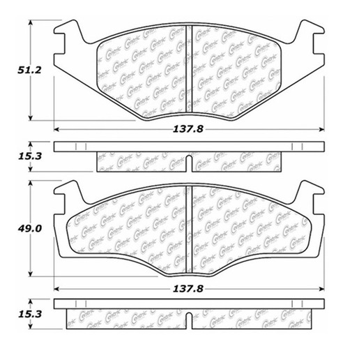 Pastillas Freno Vw Polo Jetta Vento Passat Golf Caddy 85-98