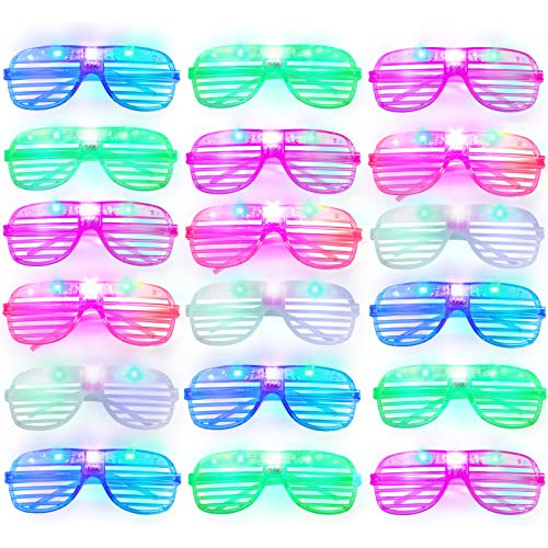 15 Paquetes De Gafas Luminosas 5 Colores Gafas De Led Q...