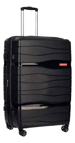 Maleta Hardhead Alber-bk29-0651 49cm De Ancho X 79cm De Alto X 31cm De Profundidad Color Negro Diseño Rayas