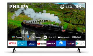 Smart TV Philips 43PUD7408/43 LED Google TV 4K 43" 220V